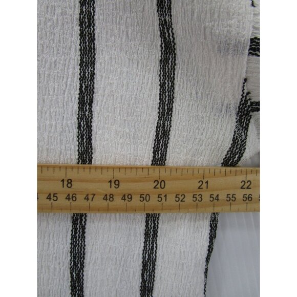 Anthropologie Top Small White Pullover Boho Striped Raglan V-Neck - Picture 5 of 11